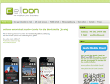 Tablet Screenshot of celloon.de